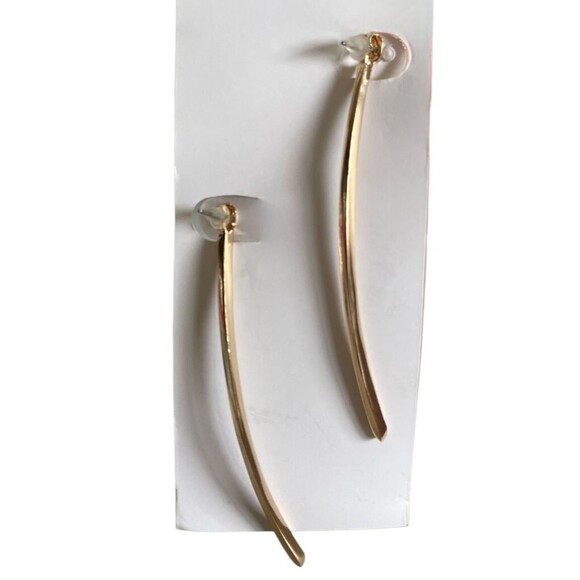 Bansri’s “Bejewel Yourself” line snake dangling earrings-crystal accents - Picture 2 of 2
